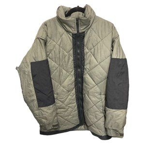 Sport Essential Mens Board Wear Green Snow/Ski Jacket Size Med Lined with Hood‎